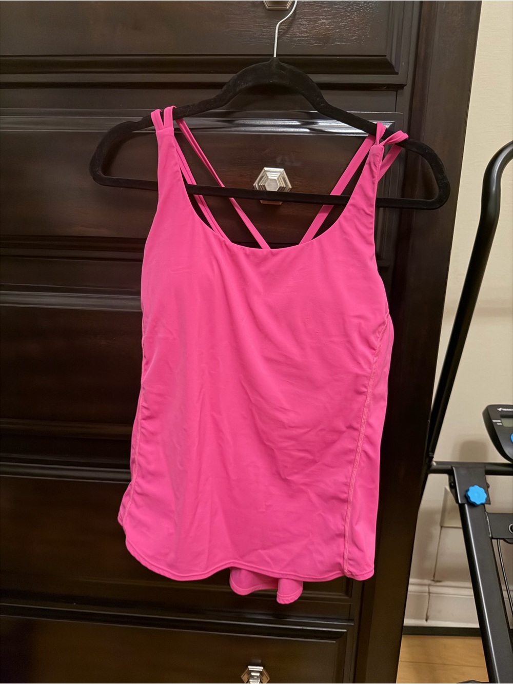 HALARA Hot Pink Double-Strap Tank Top
